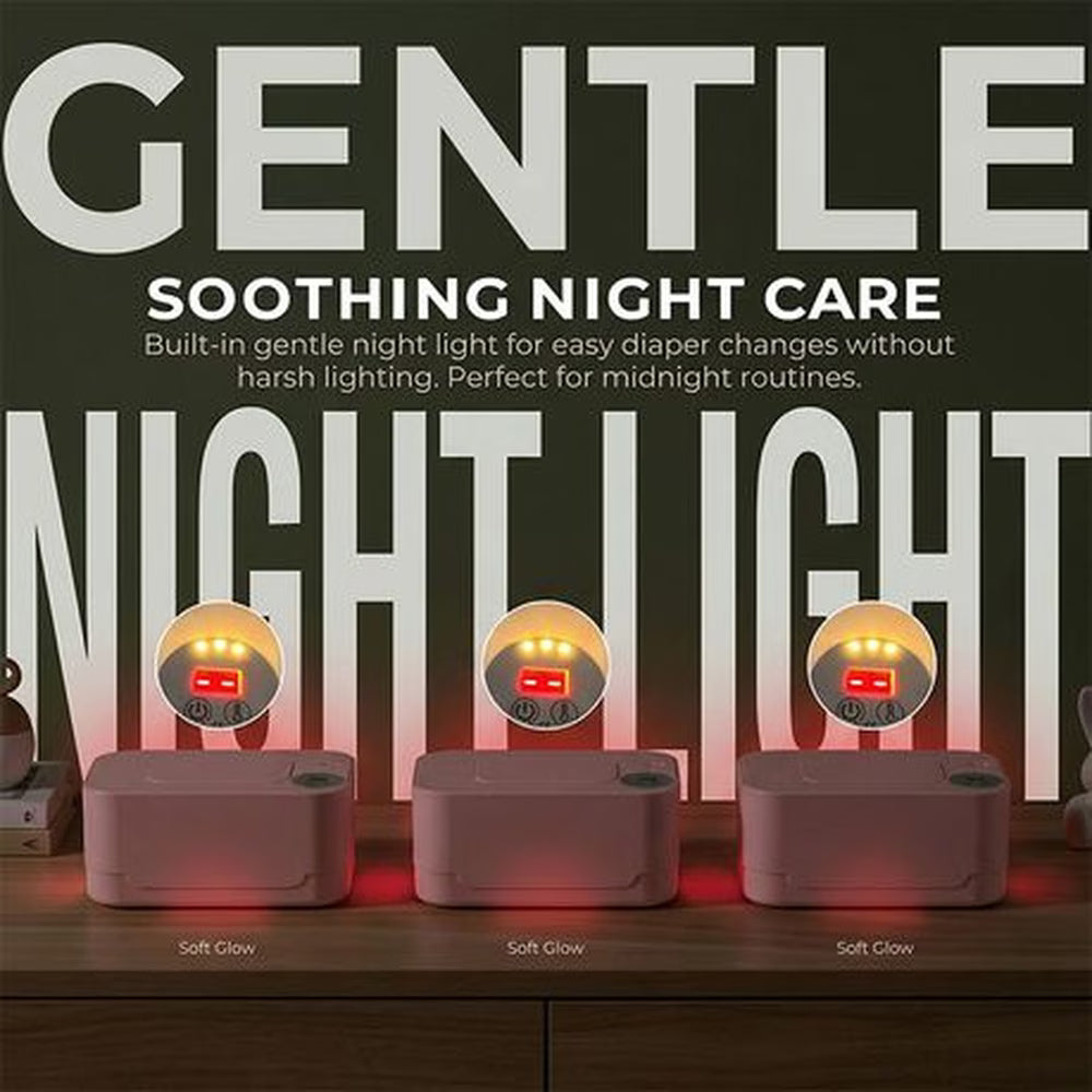Baby Wipe Warmer with Night Light