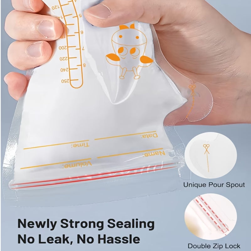 Breast Milk Storage Bags, 100 Pack