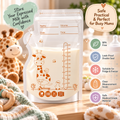 Breast Milk Storage Bags, 100 Pack