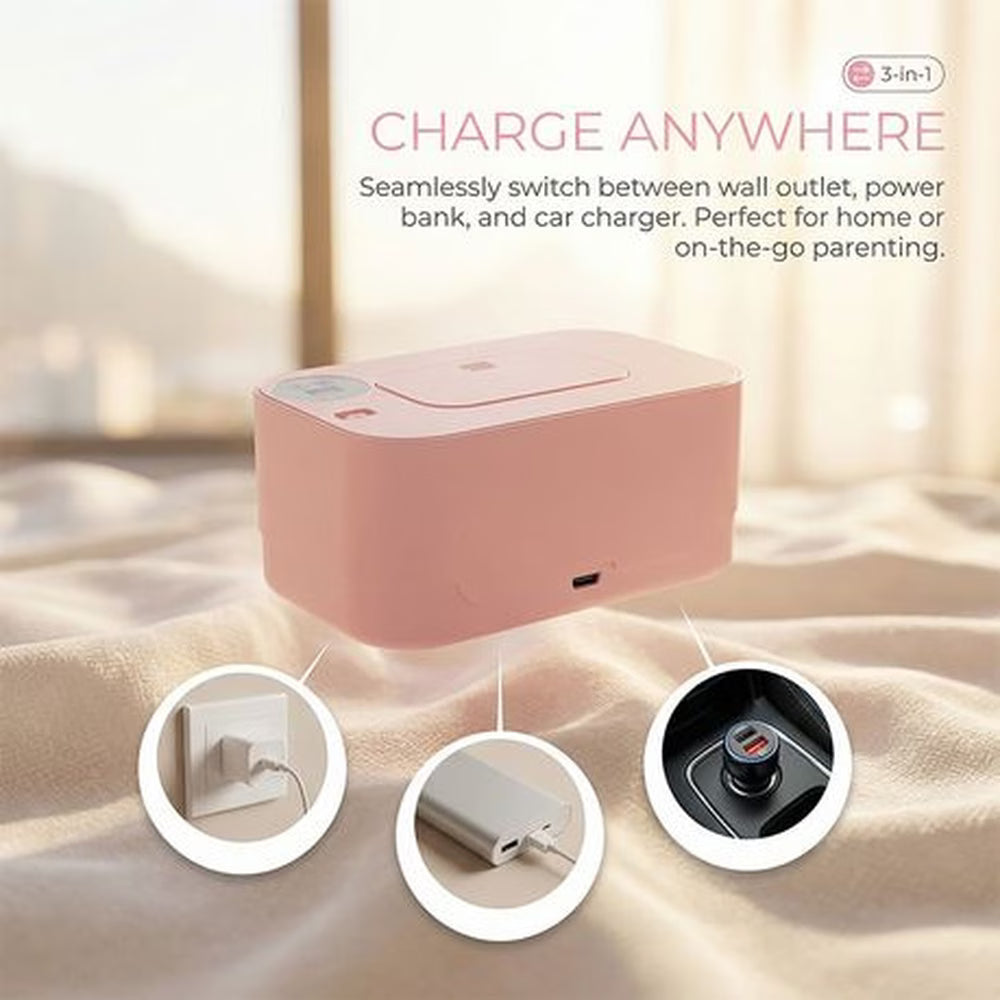 Baby Wipe Warmer with Night Light