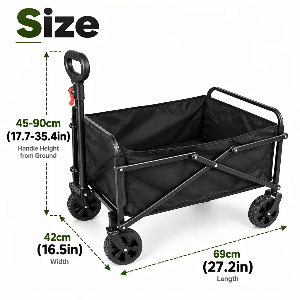 Beach and Camping Wagon Cart -Heavy Duty Foldable